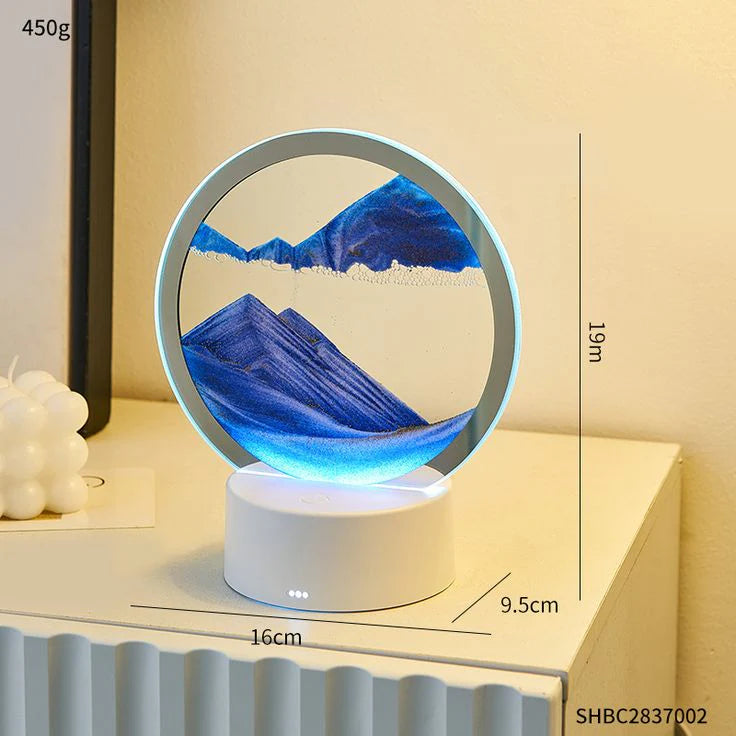 3D Moving Light Sand Art For Home Decor , Gifting , Room decor , kitchen decor