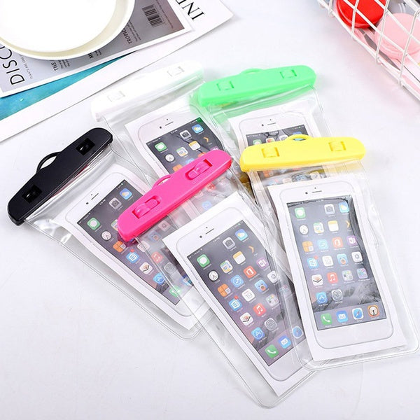 Mobile phone waterproof pouch