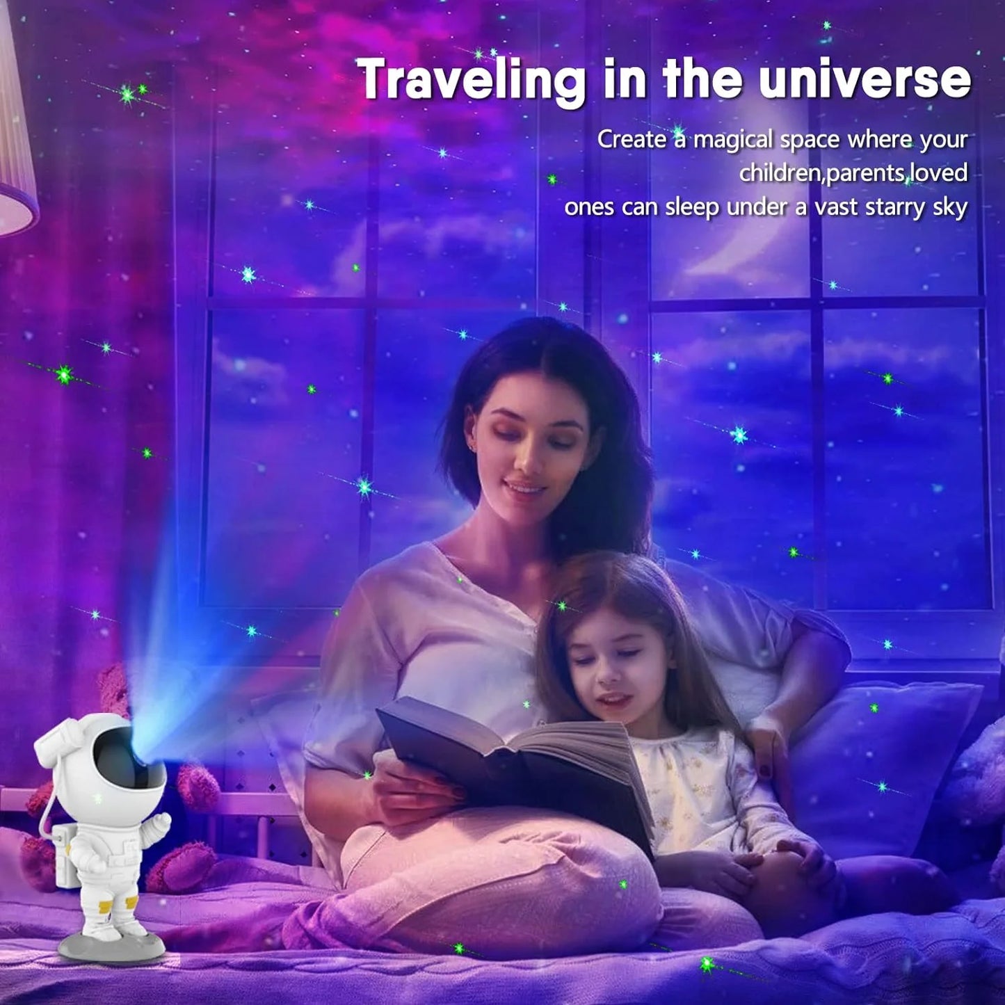 Starry Night Light  Astronaut Projector for Kids or Adults, for Bedroom, for Christmas, Birthdays.