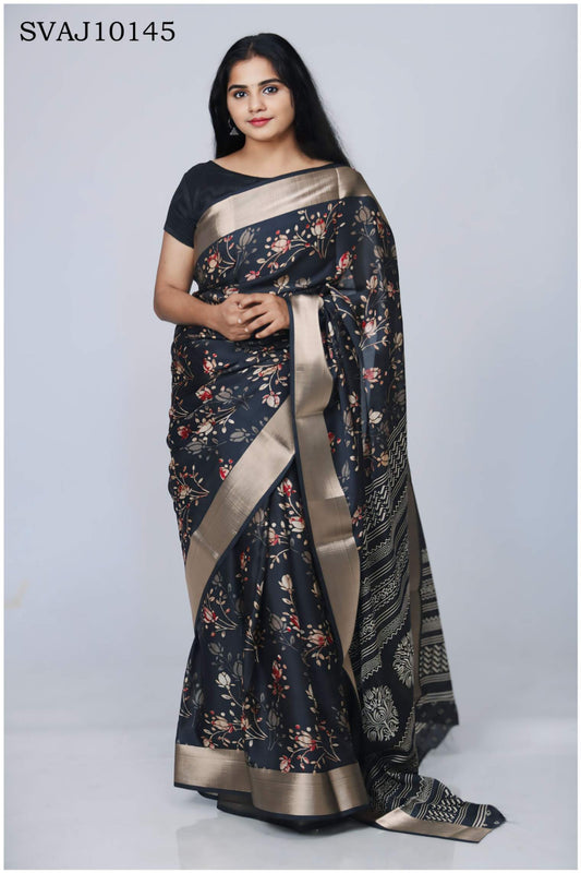 Winter-Ready Silk Saree