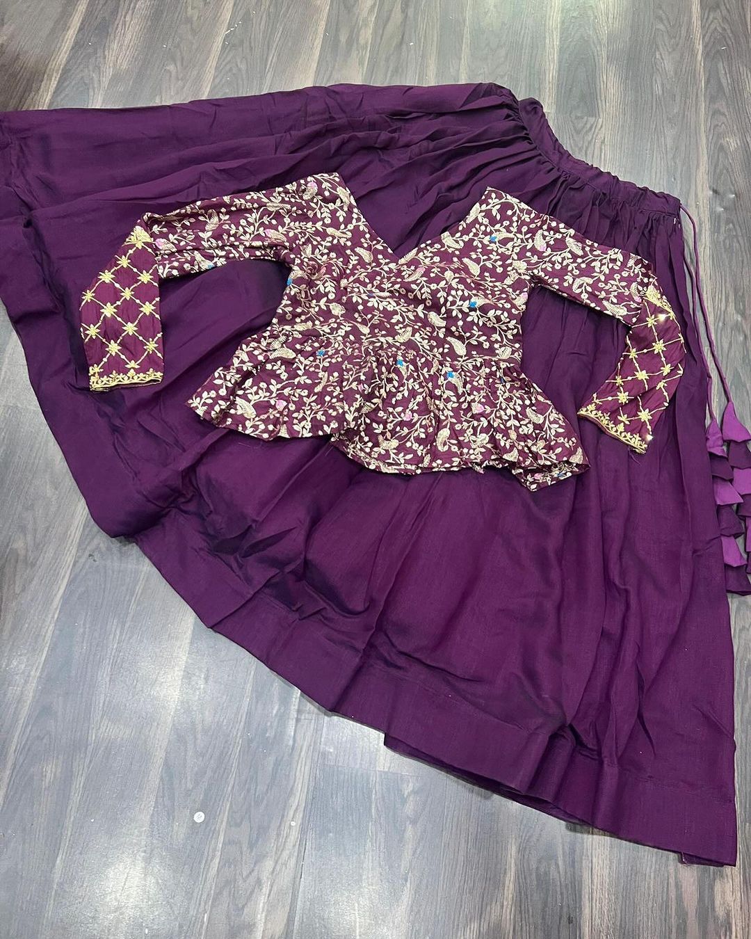 PURPLE LEHENGA CHOLI