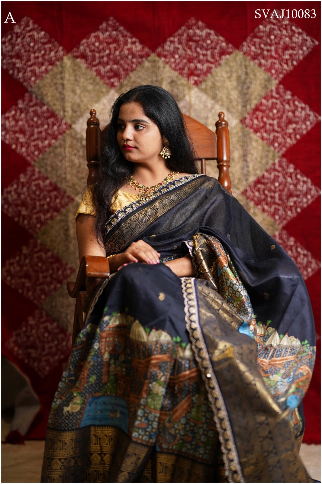 Black Dola silk saree #RockNsave