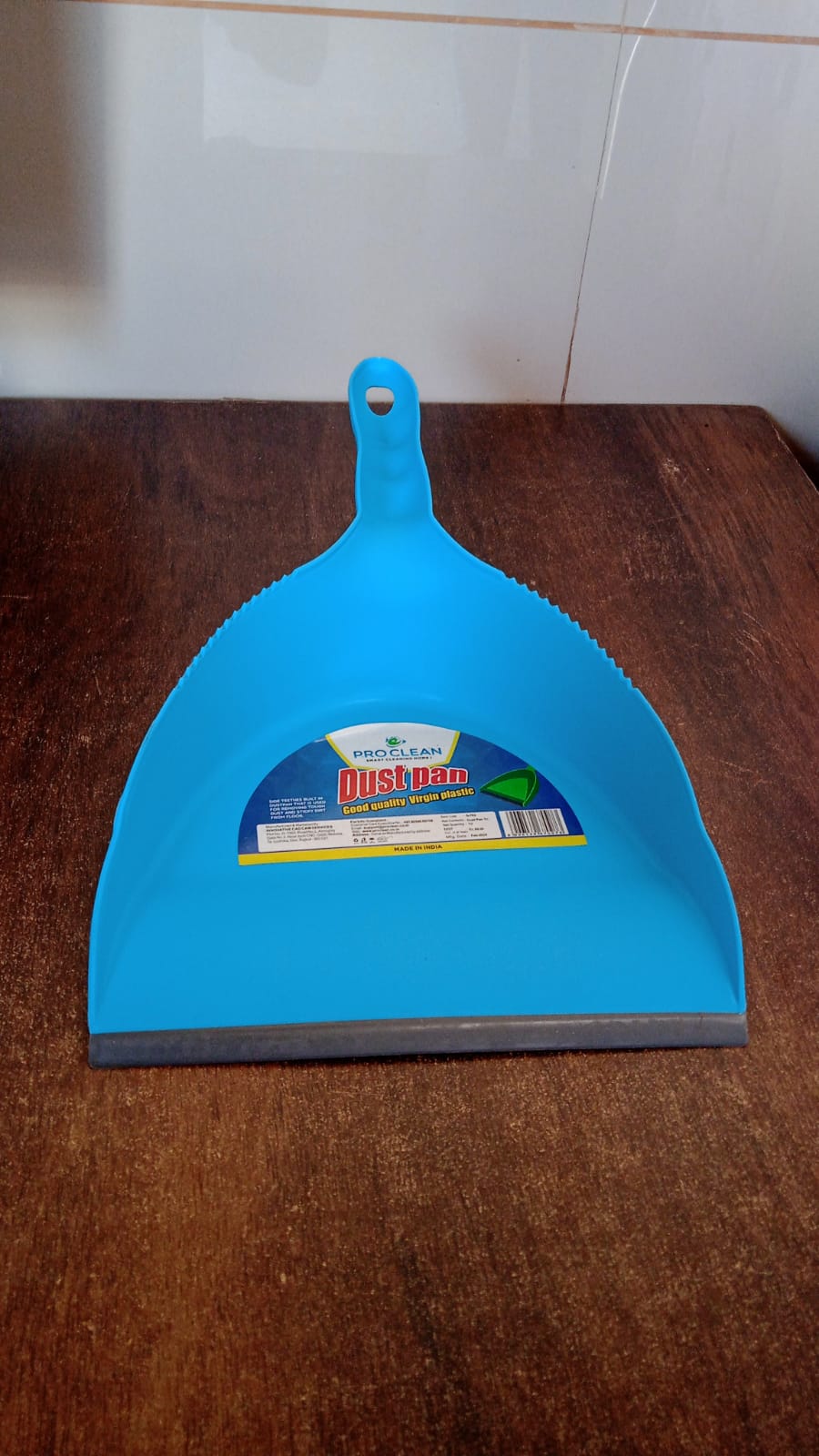 Heavy Plastic Dustpan with Handle (1 Pc)